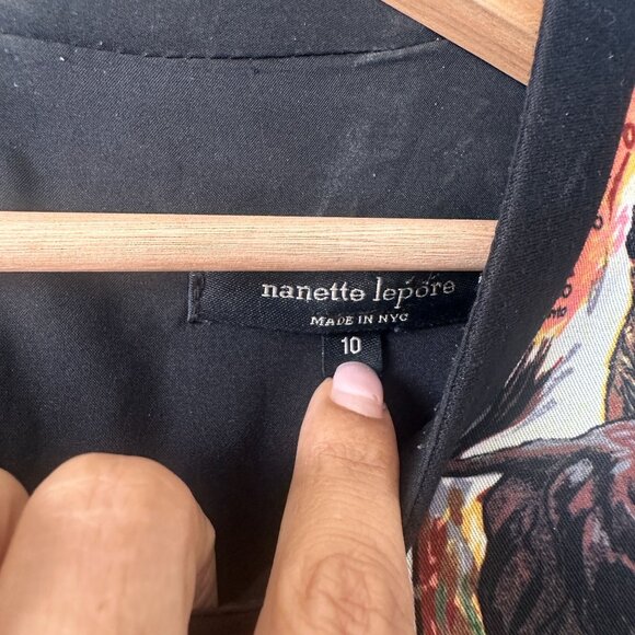 Nanette Lepore Artistic Print Midi Dress - Picture 4 of 9